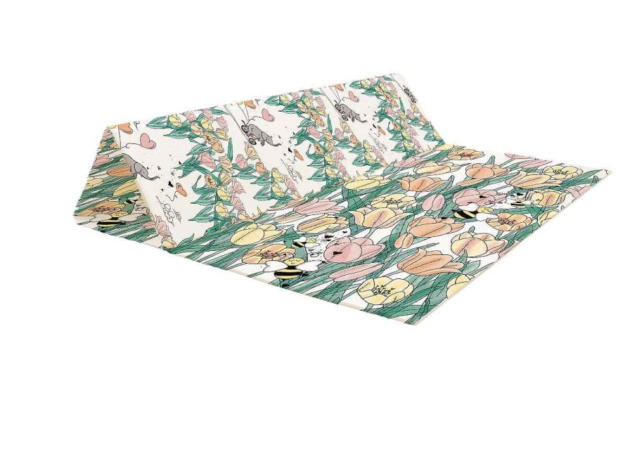 Baby Product JumpOff Jo | Jumpoff Jo Large Waterproof Foam Padded Playmat, Tulip Fields