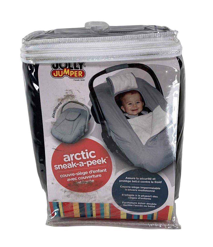 Baby Product Jolly Jumper | Jolly Jumper Arctic Sneak-A-Peek Infant Car Seat Cover With Attached Blanket