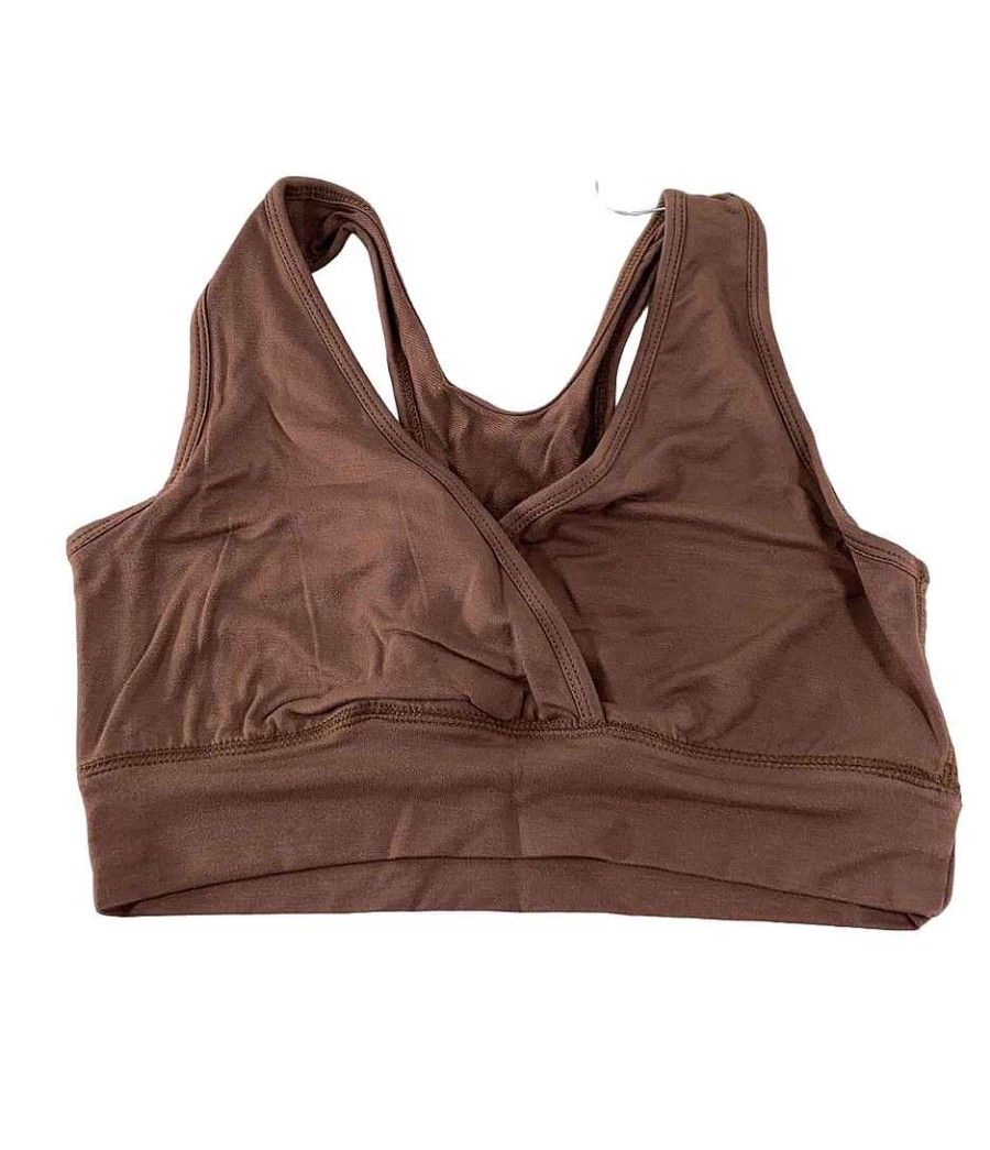 Baby Product Kindred Bravely | Kindred Bravely French Terry Racerback Nursing And Sleep Bra, Mocha, Medium