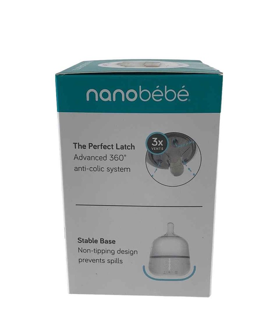 Baby Product Nanobébé | Nanobebe Flexy Silicone Baby Bottle, 5Oz, Grey