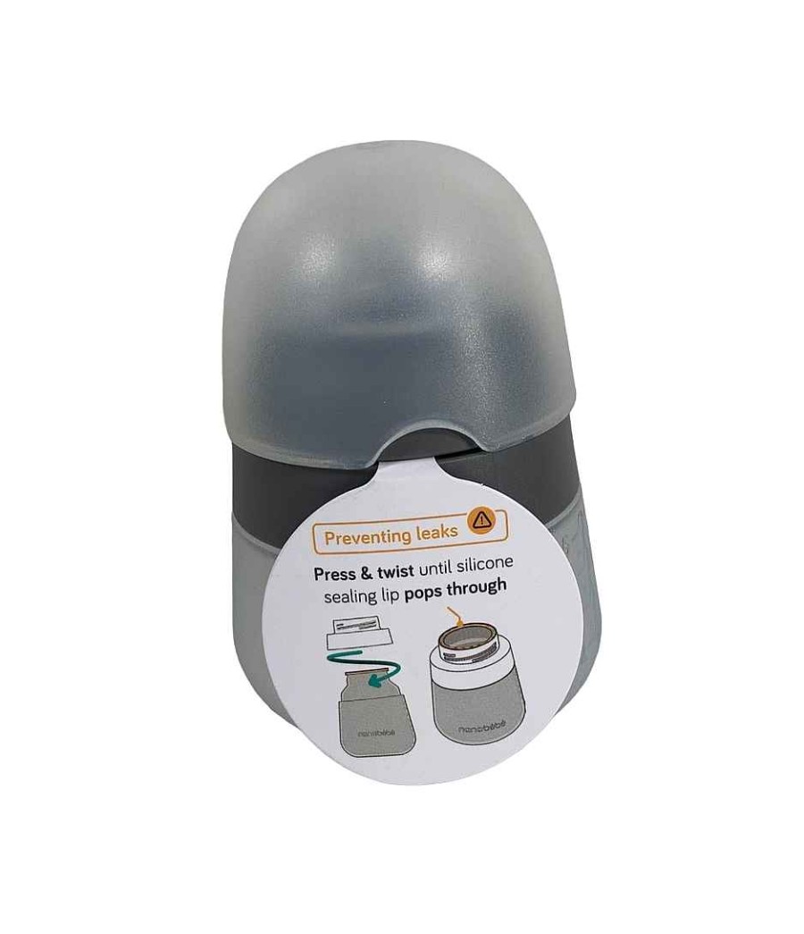 Baby Product Nanobébé | Nanobebe Flexy Silicone Baby Bottle, 5Oz, Grey