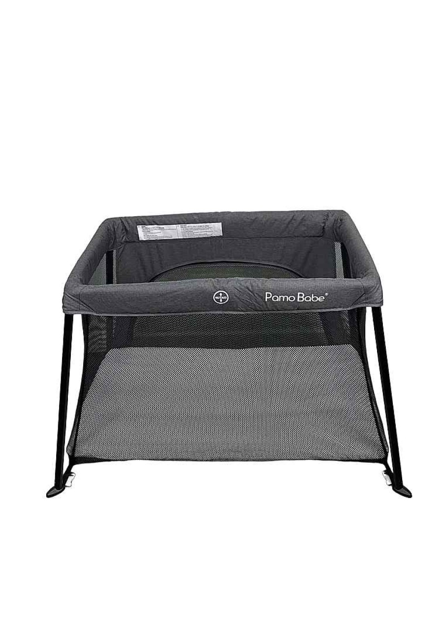 Baby Product Pamo Babe | Pamo Babe Travel Crib, Grey