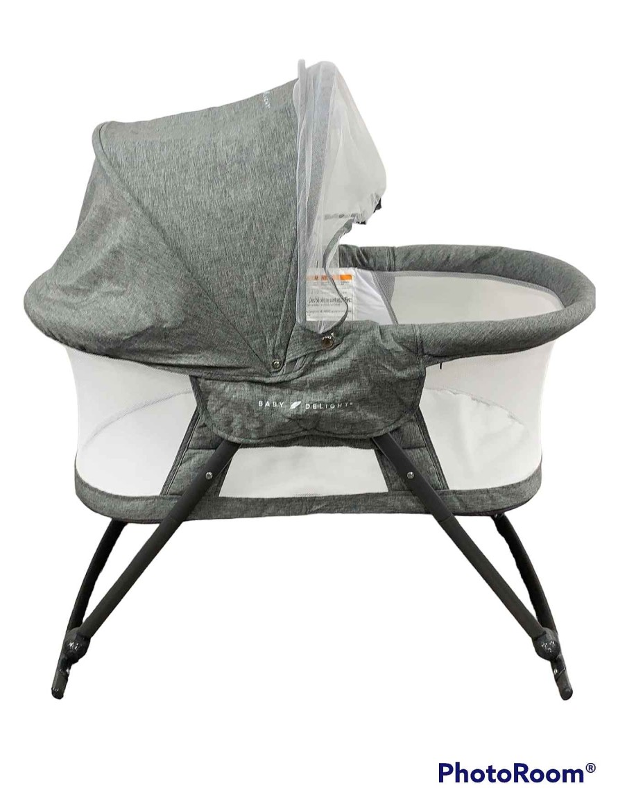 Baby Product Baby Delight | Baby Delight Go With Me Slumber Deluxe Portable Rocking Bassinet, Charcoal Tweed