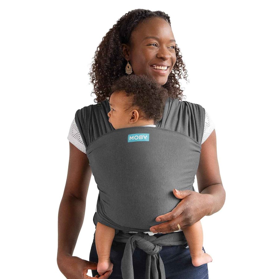 Baby Product Moby | Moby Elements Baby Wrap Carrier Asphalt