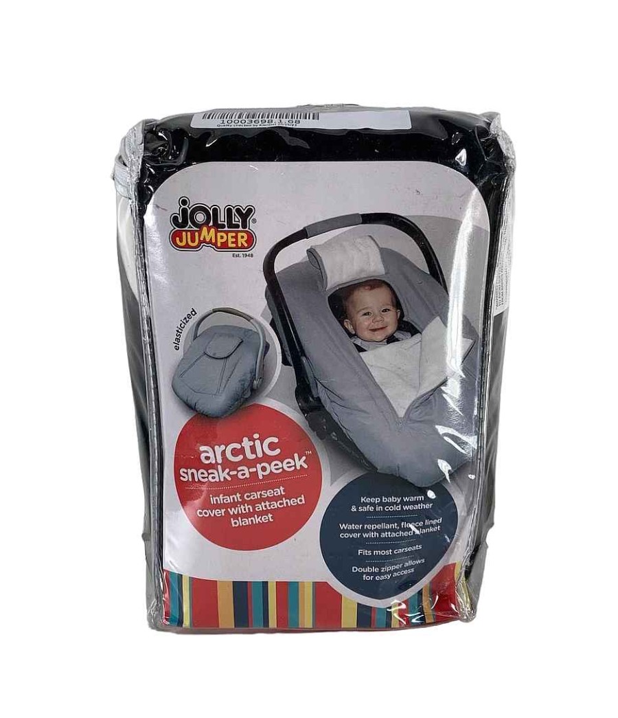 Baby Product Jolly Jumper | Jolly Jumper Arctic Sneak-A-Peek Infant Car Seat Cover With Attached Blanket